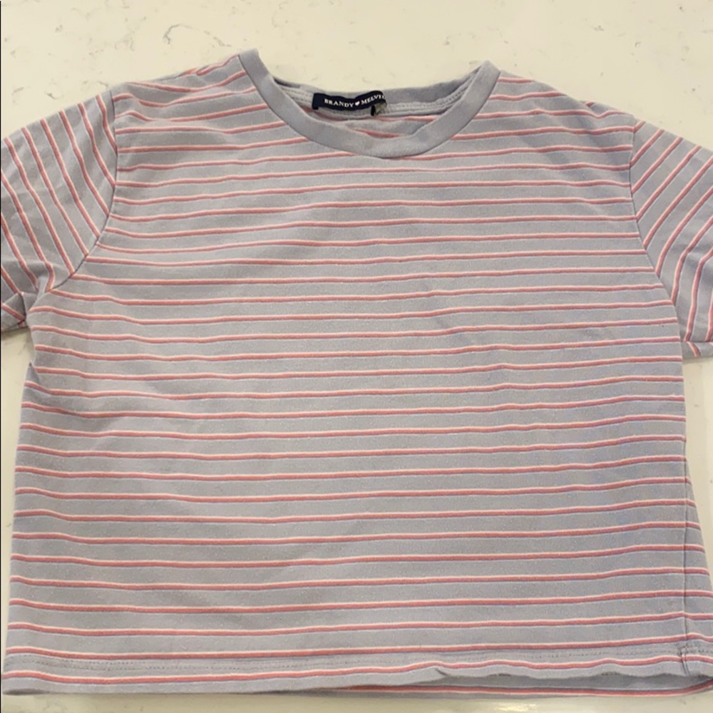 4 colour strip shirt good condition